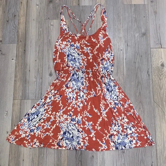 Nine Britton Dresses | Nine Britton Lizzy Brushed Dress | Color: Blue/Red/White | Size: M | Pm-79230435'S Closet